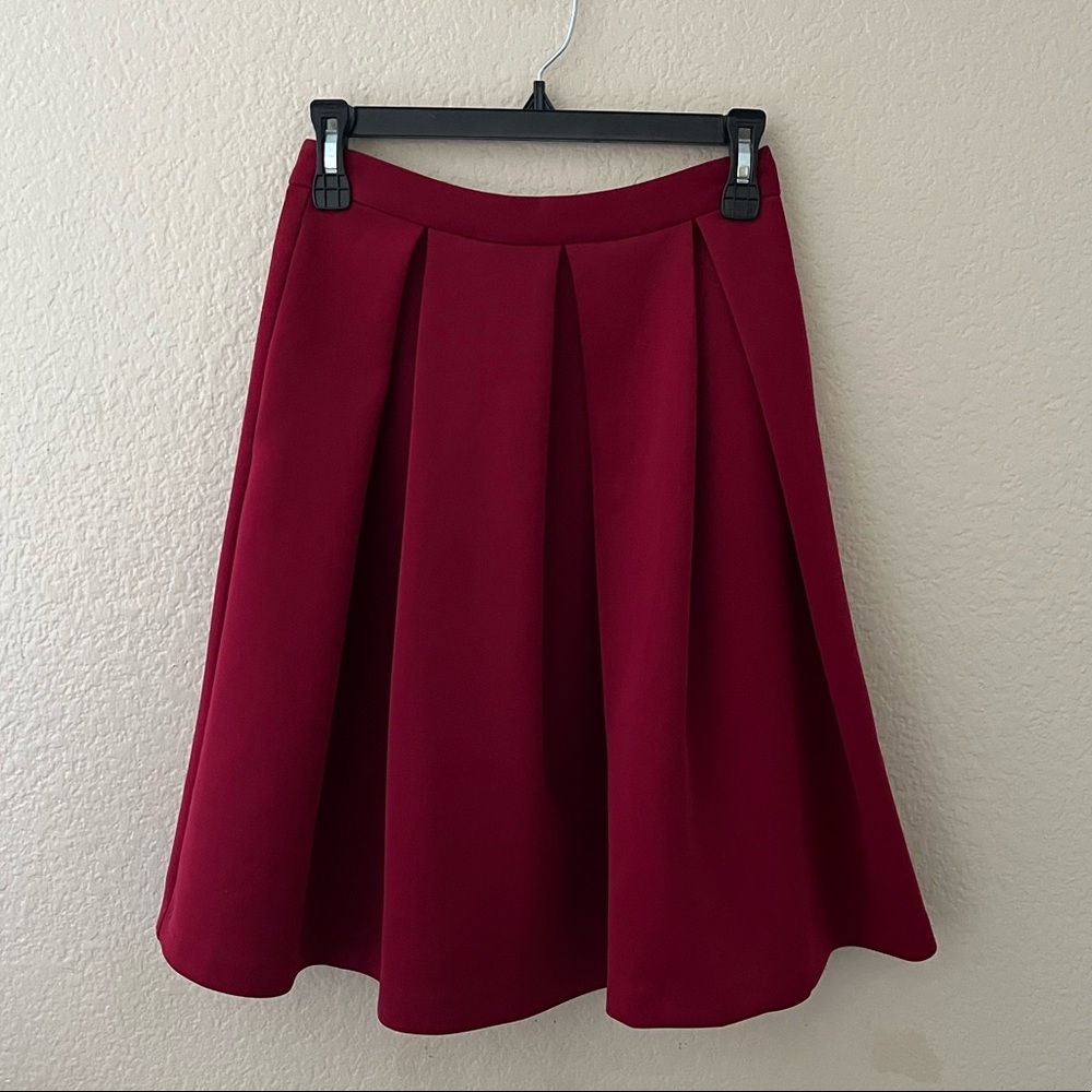 Knee length skirt